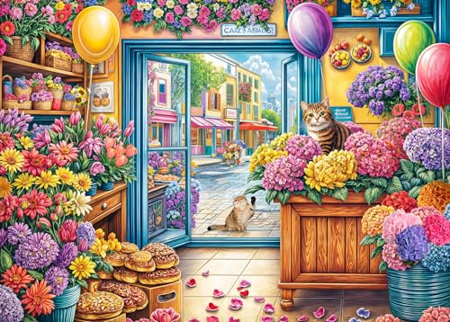 Puzzle für Erwachsene 1000 Teile Puzzle für Erwachsene 1000 Teile Puzzle 1000 Teile - Blumenladen Puzzle für Erwachsene 1000 Teile Puzzle für Erwachsene 1000 Teile Puzzle 1000 Teile - Blumenladen von HUADADA