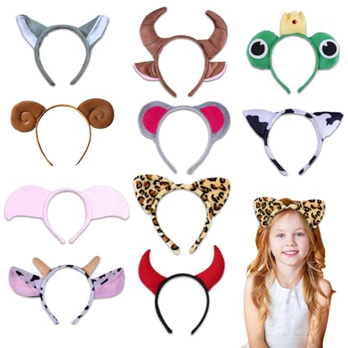 HUAEDNWKYI Tier Haarreifen,Leoparden Ohren & Hasenohren Haarreif für Erwachsene und Nachwuchs - Niedliche Party Animals Verkleidungskopfbedeckungen HUAEDNWKYI Tier Haarreifen,Leoparden Ohren & Hasenohren Haarreif für Erwachsene und Nachwuchs - Niedliche Party Animals Verkleidungskopfbedeckungen von HUAEDNWKYI