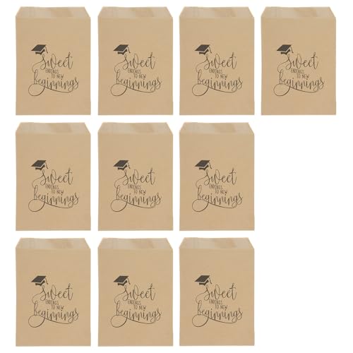 HUAJINGKEJI 10 Stück Klasse 2025 Graduation Candy Cookie Bags Buffet Treat Bag Congrats Graduate Paper Treat Bag HUAJINGKEJI 10 Stück Klasse 2025 Graduation Candy Cookie Bags Buffet Treat Bag Congrats Graduate Paper Treat Bag von HUAJINGKEJI