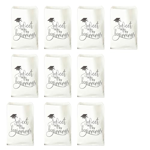 HUAJINGKEJI 10 Stück Klasse 2025 Graduation Candy Cookie Bags Buffet Treat Bag Congrats Graduate Paper Treat Bag HUAJINGKEJI 10 Stück Klasse 2025 Graduation Candy Cookie Bags Buffet Treat Bag Congrats Graduate Paper Treat Bag von HUAJINGKEJI