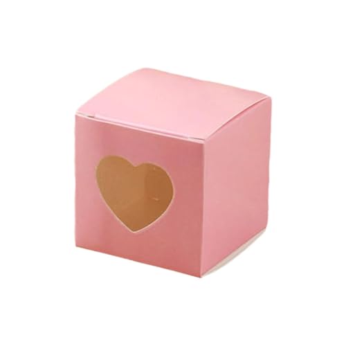 HUAJINGKEJI 50 Stück 5 cm herzförmige Süßigkeitenbox Partybox Herzform Fenster für Geburtstage Weihnachten HUAJINGKEJI 50 Stück 5 cm herzförmige Süßigkeitenbox Partybox Herzform Fenster für Geburtstage Weihnachten von HUAJINGKEJI