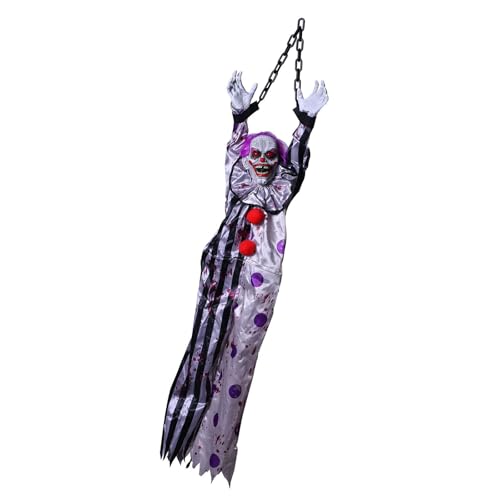 HUAJINGKEJI Animatronic Skelett Specter Halloween-Requisiten, hängende geräuschaktivierte bewegliche Dekoration mit leuchtendem Auge HUAJINGKEJI Animatronic Skelett Specter Halloween-Requisiten, hängende geräuschaktivierte bewegliche Dekoration mit leuchtendem Auge von HUAJINGKEJI
