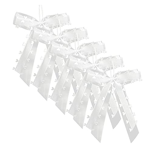 HUAJINGKEJI Antennenschleifen, Herzschleifen, 5 Stück, Auto-Box, Verpackungszubehör für Hochzeit, Ritualszene, Arrangement HUAJINGKEJI Antennenschleifen, Herzschleifen, 5 Stück, Auto-Box, Verpackungszubehör für Hochzeit, Ritualszene, Arrangement von HUAJINGKEJI