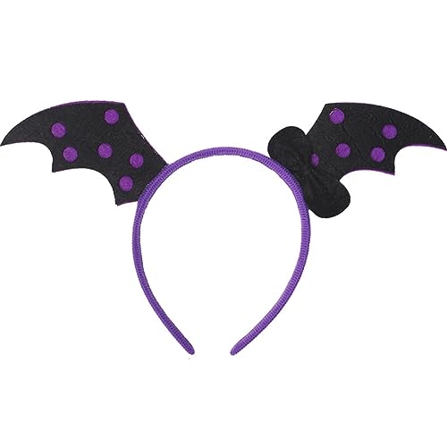 HUAJINGKEJI Fledermausflügel Form Haarreifen Fotoshooting Haarhalter Halloween Cosplay Party Kostüm Kopfbedeckung für Kinder Frauen von HUAJINGKEJI