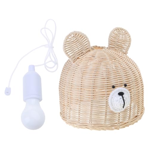 HUAJINGKEJI Fotorequisiten für Neugeborene, niedlicher Bär für Kopf, Rattan-Kronleuchter-Licht HUAJINGKEJI Fotorequisiten für Neugeborene, niedlicher Bär für Kopf, Rattan-Kronleuchter-Licht von HUAJINGKEJI