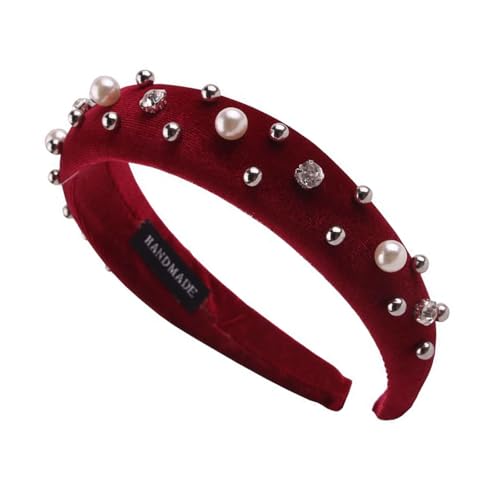 HUAJINGKEJI Glitzerndes Haarband mit Perlen, Kopfbedeckung, Weihnachtsfeier, Foto-Requisiten, Frauen-Kopfbedeckung, Cosplay-Zubehör HUAJINGKEJI Glitzerndes Haarband mit Perlen, Kopfbedeckung, Weihnachtsfeier, Foto-Requisiten, Frauen-Kopfbedeckung, Cosplay-Zubehör von HUAJINGKEJI