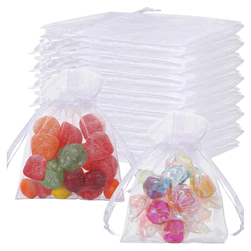 HUAJINGKEJI Organza-Beutel für Hochzeit, Party, Souvenir, kleine Leckereien, Mehrzweck-Schmuckaufbewahrung, 7 x 9 cm HUAJINGKEJI Organza-Beutel für Hochzeit, Party, Souvenir, kleine Leckereien, Mehrzweck-Schmuckaufbewahrung, 7 x 9 cm von HUAJINGKEJI