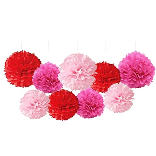HUAJINGKEJI Papierkugel-Poms Hängende Papierkugel Partydekoration Hängende Pompons Blumen HUAJINGKEJI Papierkugel-Poms Hängende Papierkugel Partydekoration Hängende Pompons Blumen von HUAJINGKEJI