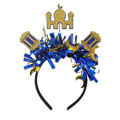 HUAJINGKEJI Schimmernder Eid-Kopfschmuck mit symbolischem Stern und Mond, für muslimische Frauen und Kinder jeden Alters HUAJINGKEJI Schimmernder Eid-Kopfschmuck mit symbolischem Stern und Mond, für muslimische Frauen und Kinder jeden Alters von HUAJINGKEJI