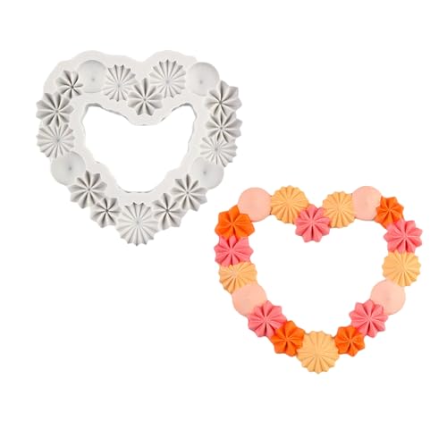 HUAJINGKEJI Silikonform in Herzform zum Backen von Schokolade, Süßigkeiten, Fondant, Kuchendekoration, Cupcake-Backen HUAJINGKEJI Silikonform in Herzform zum Backen von Schokolade, Süßigkeiten, Fondant, Kuchendekoration, Cupcake-Backen von HUAJINGKEJI