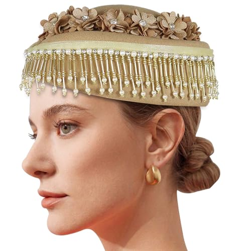 HUAJINGKEJI Stewardess Hut Strass Blume Halloween Kostüm für Jugendliche für Air Stewardess Party Kostüm Cosplay Dress Up von HUAJINGKEJI