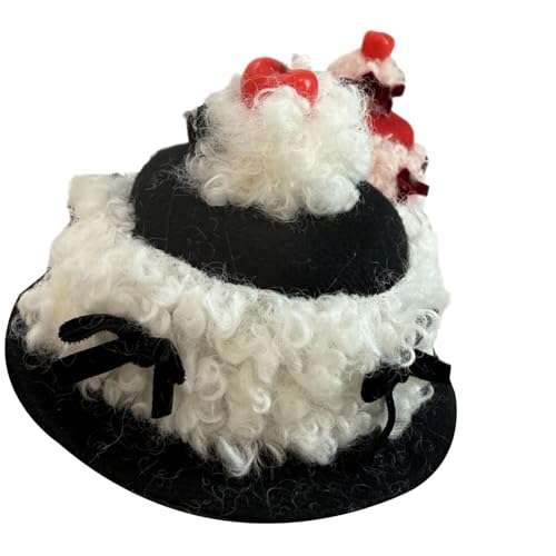 HUAJINGKEJI Stilvolle schwarze Geburtstagshut-Haarspange, modische Haardekoration, Haarteile für Partys und Veranstaltungen HUAJINGKEJI Stilvolle schwarze Geburtstagshut-Haarspange, modische Haardekoration, Haarteile für Partys und Veranstaltungen von HUAJINGKEJI