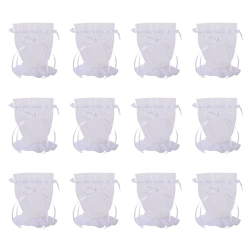 HUAJINGKEJI Süßigkeiten-Organizer mit Verschluss, elegante Hochzeitsgeschenktüten für Schmuck, Snacks, Verpackungen, 12 Stück HUAJINGKEJI Süßigkeiten-Organizer mit Verschluss, elegante Hochzeitsgeschenktüten für Schmuck, Snacks, Verpackungen, 12 Stück von HUAJINGKEJI