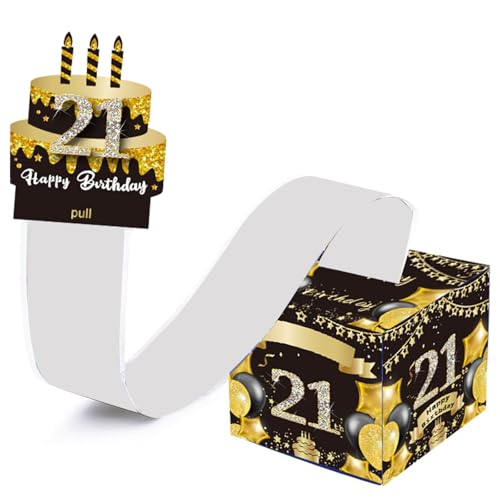 HUAJINGKEJI Surprise Geburtstag Spardose für jedes Alter mit Aufkleber und herausziehbarer Happy Birthday Karte Special Cash HUAJINGKEJI Surprise Geburtstag Spardose für jedes Alter mit Aufkleber und herausziehbarer Happy Birthday Karte Special Cash von HUAJINGKEJI