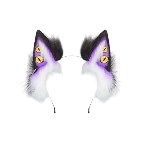 HUAJINGKEJI Teufelsohr, Halloween-Haarband, Rollenspiel, Haar-Accessoire, Plüsch-Tierohr-Haarreif für Anime-Themen-Events, Verkleidungen, Rollenspiele, Haarband für Erwachsene HUAJINGKEJI Teufelsohr, Halloween-Haarband, Rollenspiel, Haar-Accessoire, Plüsch-Tierohr-Haarreif für Anime-Themen-Events, Verkleidungen, Rollenspiele, Haarband für Erwachsene von HUAJINGKEJI