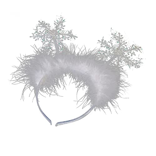 HUAJINGKEJI Weihnachten Stirnband mit Ohr Weihnachten Ohr Stirnband Stirnband Weihnachten Haarreifen Weihnachten Kopfbedeckung von HUAJINGKEJI