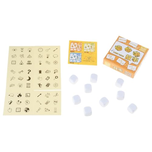 Story Dices Set Farbenfrohe Glückliche Geschichtenerzählwürfel Reisen Erzählen Von Würfeln Lustiges Tabletop Spiel Für Einfallsreiches Spiel Rollenspiel Story Story Dices Set Farbenfrohe Glückliche Geschichtenerzählwürfel Reisen Erzählen Von Würfeln Lustiges Tabletop Spiel Für Einfallsreiches Spiel Rollenspiel Story von HUAJINGKEJI