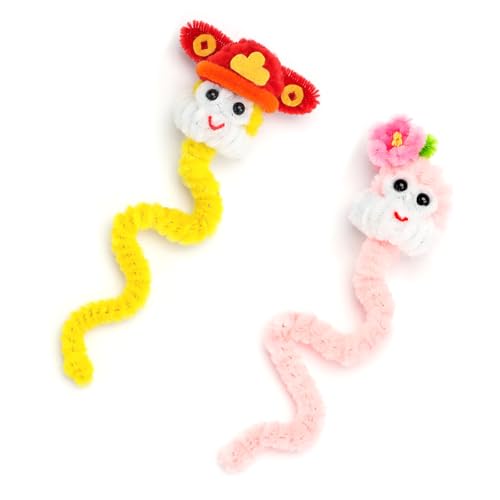 2 Stück Twisting Stick Pfeife Handgemachte Bastelbedarf Biegestab Schlange Ornamente Drehstab Kinder Spielzeug 2 Stück Twisting Stick Pfeife Handgemachte Bastelbedarf Biegestab Schlange Ornamente Drehstab Kinder Spielzeug von HUANGGG