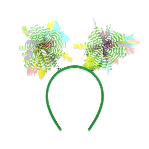 HUANGGG Osterfeier-Stirnbänder, stilvolle Hasenohren, Haarreif, elastische Stirnbänder, Oster-Outfit-Zubehör von HUANGGG