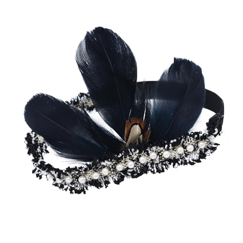 1920er Jahre Perlen Gefiederter Kopfschmuck Flapper Stirnband Brüllend 20er Jahre Kopfschmuck Haarschmuck 1920er Jahre Zubehör für Damen 1920er Jahre Perlen Gefiederter Kopfschmuck Flapper Stirnband Brüllend 20er Jahre Kopfschmuck Haarschmuck 1920er Jahre Zubehör für Damen von HUANGING