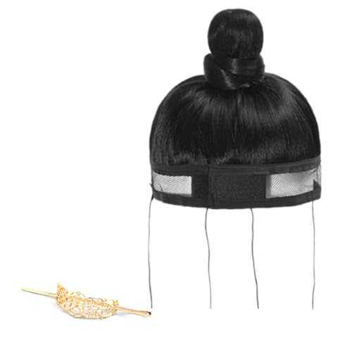 HUANGING Hochtemperatur-Faser-Netz-Perückenkappen, Kopfbedeckung für Cosplay-Partys und Fotografie, Verkleidungszubehör, Bühnenkopfabdeckung HUANGING Hochtemperatur-Faser-Netz-Perückenkappen, Kopfbedeckung für Cosplay-Partys und Fotografie, Verkleidungszubehör, Bühnenkopfabdeckung von HUANGING