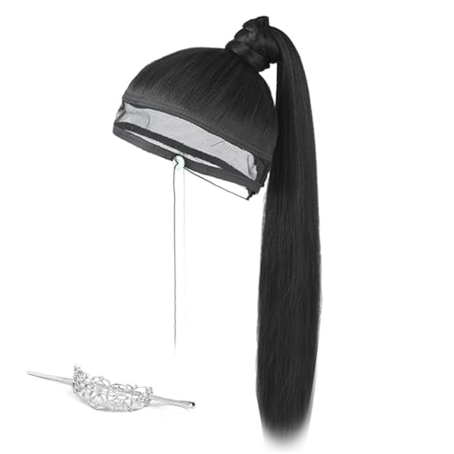 HUANGING Hochtemperatur-Faser-Netz-Perückenkappen, Kopfbedeckung für Cosplay-Partys und Fotografie, Verkleidungszubehör, Bühnenkopfabdeckung HUANGING Hochtemperatur-Faser-Netz-Perückenkappen, Kopfbedeckung für Cosplay-Partys und Fotografie, Verkleidungszubehör, Bühnenkopfabdeckung von HUANGING