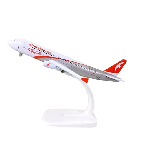 Aerobatic Flugzeug Für A320-200 Modell Spielzeug Airarabia Airlines Harz Flugzeug Flugzeug Sammler Display Airliner Sammlung 16 cm Maßstab 1:400 von HUANTY