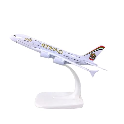 Aerobatic Flugzeug Für A380 Modell ETIHAD Airlines Flugzeug Mit Basis Druckguss Legierung Flugzeug Flugzeug Spielzeug Sammlung 14CM 1:400 von HUANTY