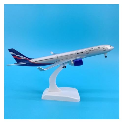 Aerobatic Flugzeug Für Aeroflot Air Russia A330 Flugzeugmodell Mit Basisfahrwerken Legierung Flugzeug Flugzeug Display Spielzeug 20CM Maßstab 1/300 von HUANTY