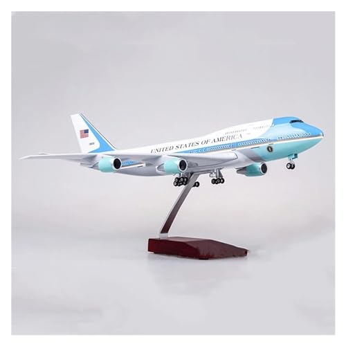 Aerobatic Flugzeug Für Air Force Boeing B747 Kunstharzdruckguss Flugzeugmodell Sammlerstück 47 cm Große Flugzeuge Im Maßstab 1:150 von HUANTY