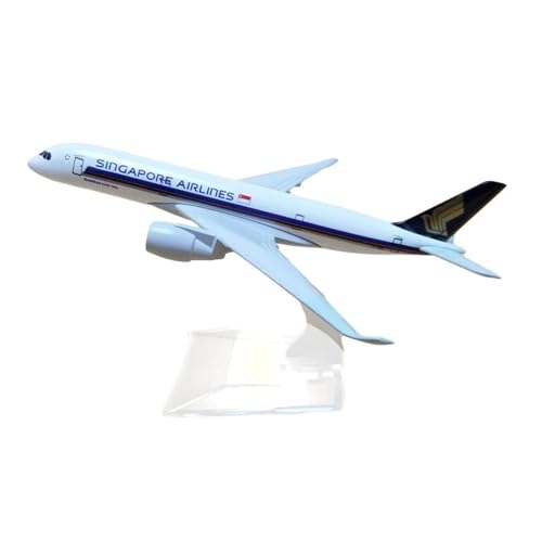 Aerobatic Flugzeug Für Air Singapore Airlines A350-900 Modellflugzeug Flugzeug Kind 16 cm Maßstab 1:400 Flugzeuge Legierung Metall von HUANTY