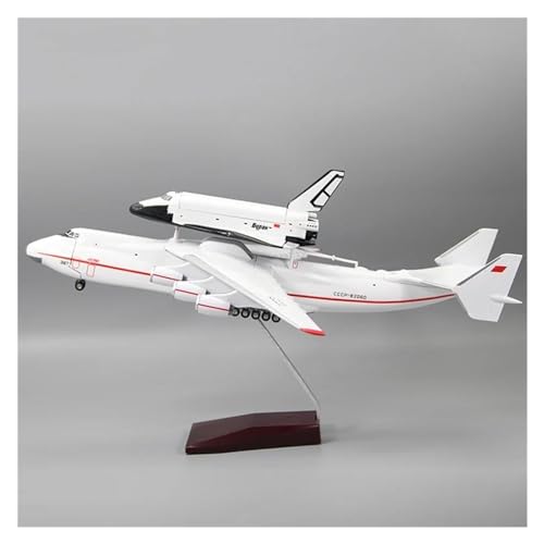 Aerobatic Flugzeug Für Antonov AN-225 AN225 Mriya Space Shuttle Blizzard Transport Flugzeug Modell Harz Flugzeug Erwachsene Sammlerstück 1:200 von HUANTY