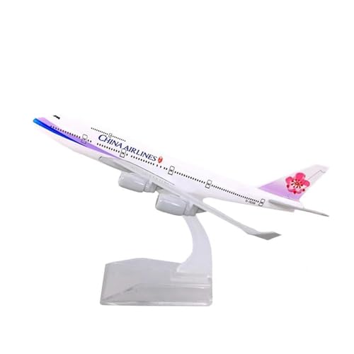 Aerobatic Flugzeug Für B747-400 Luftfahrt Modell Spielzeug China Airlines Metall Legierung Flugzeug Flugzeug Airliner Display Souvenir 16CM Maßstab 1:400 von HUANTY