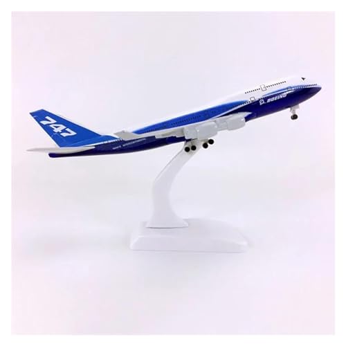 Aerobatic Flugzeug Für Boeing 747 B747 Aviation Model Airlines Flugzeug Flugzeug Erwachsene Kinder Verkehrsflugzeug 20CM Maßstab 1:400 Druckguss-Metalllegierung von HUANTY