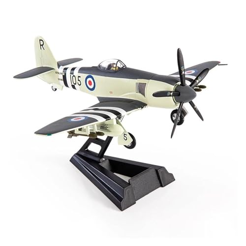 Aerobatic Flugzeug Für Britische Armee Hawker Sea Fury Weltkrieg II Kampfflugzeug Modell Spielzeug Erwachsene Fans Sammlerstück Souvenir Maßstab 1/72 von HUANTY