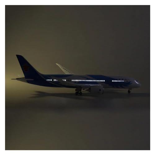 Aerobatic Flugzeug Für China Southern Airlines B787 787 Flugzeugmodell Mit Radlicht 1:130 Harz Flugzeug Spielzeug Sammlung Souvenir 43CM(with Light) von HUANTY