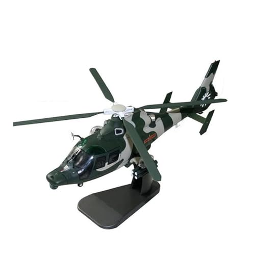 Aerobatic Flugzeug Für China Version Z-9 Black Helicopter Militärmodell Army Fighter Plan Airplane F Stand-up-Flugzeugdisplay Im Maßstab 1:48 von HUANTY