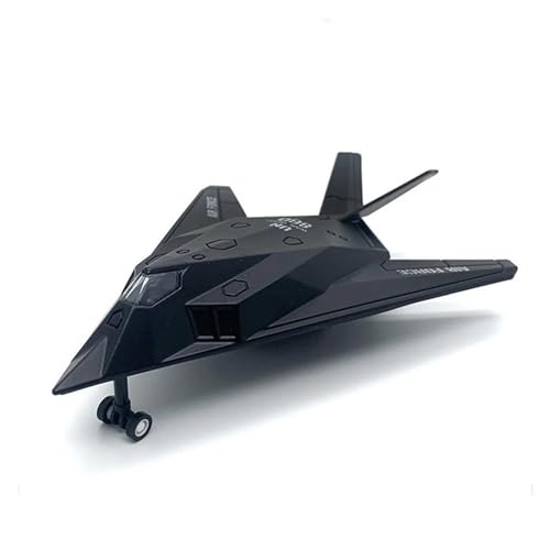 Aerobatic Flugzeug Für F 117 F-117 Stealth Fighter Nighthawk Fighter Diecast Metall Modell Zurückziehen Kinder Sammlung Militär Modell Spielzeug von HUANTY