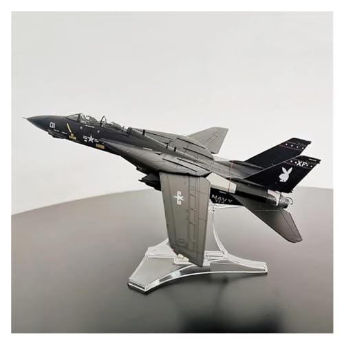 Aerobatic Flugzeug Für F-14A Tomcat VX-14 Kämpfer Legierung Flugzeug Modell Spielzeug Erwachsene Fans Sammlerstück Maßstab 1:72 von HUANTY