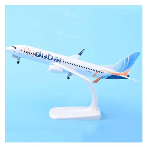 Aerobatic Flugzeug Für Flydubai Airlines B737 Metall Flugzeug Modell Flugzeug Kind Sammeln Modell Spielzeug Räder Display 20CM Flugzeuge von HUANTY