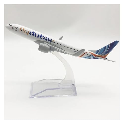 Aerobatic Flugzeug Für Flydubai Airlines Boeing B737 Metall Flugzeug Modell Spielzeug Sammeln Display 16CM Flugzeuge Flugzeug von HUANTY