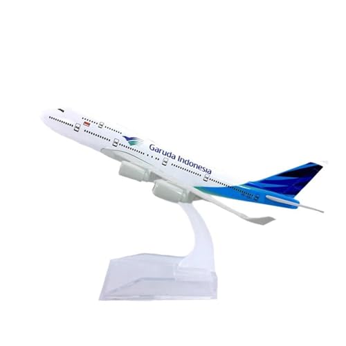 Aerobatic Flugzeug Für Garuda Indonesia B747-400 Modell Spielzeug Airlines Harz Flugzeug Verkehrsflugzeug Display Souvenir Sammlung 16CM Maßstab 1:400 von HUANTY