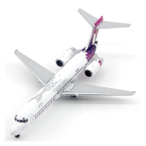 Aerobatic Flugzeug Für Hawaiian Airlines B717200 N491HA Legierung Flugzeug Modell Erwachsene Fans Sammeln Souvenir Diecast Maßstab 1/400 von HUANTY