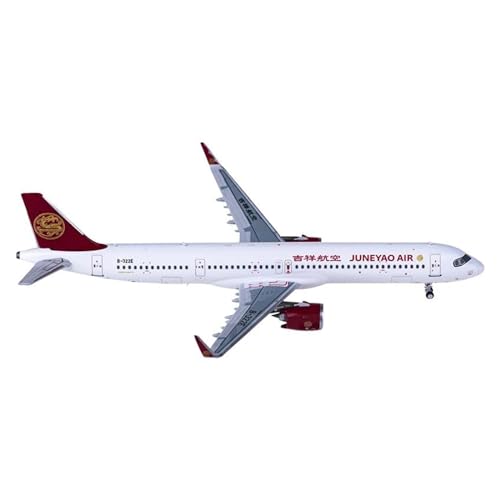 Aerobatic Flugzeug Für Juneyao Airlines A321 A321neo B-322E Flugzeugmodell Legierung Flugzeug Sammlerstück Erwachsene Fans Sammlerstück 1/400 von HUANTY