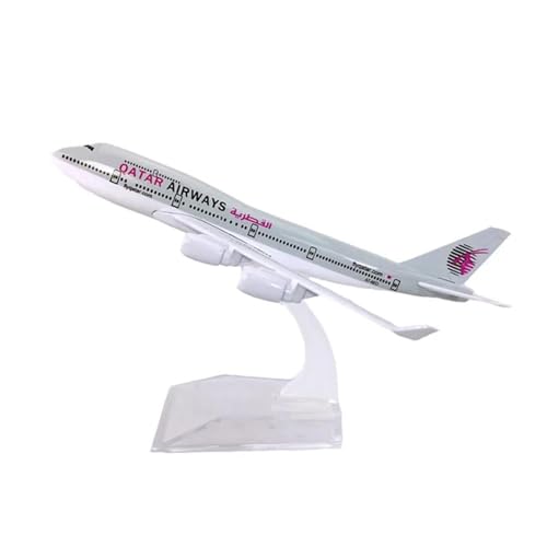 Aerobatic Flugzeug Für KATAR B747-400 B747 Air Airways Airlines Flugzeug Diecast Legierung Flugzeug Flugzeug Modell Spielzeug Sammlung 16CM Maßstab 1:400 von HUANTY