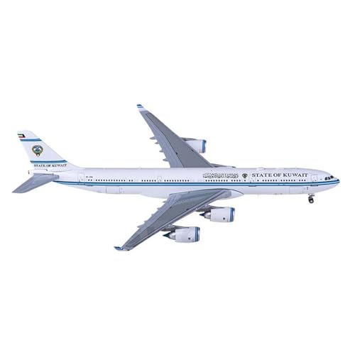 Aerobatic Flugzeug Für Kuwait Government A340 A340-500 9K-GBA Flugzeugmodell Legierung Flugzeug Sammlerstück Erwachsene Fans Sammlerstück 1/400 von HUANTY