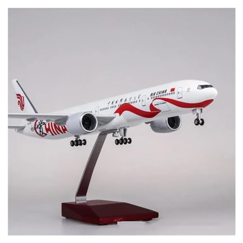 Aerobatic Flugzeug Für Luftfahrt Boeing 777 B777 Dreamliner Flugzeug Air China Airlines Modell Flugzeug Airliner Stand-up Flugzeug 47CM 1/157(Without Light) von HUANTY