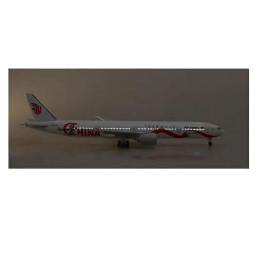 Aerobatic Flugzeug Für Luftfahrt Boeing 777 B777 Dreamliner Flugzeug Air China Airlines Modell Flugzeug Airliner Stand-up Flugzeug 47CM 1/157(with Light) von HUANTY