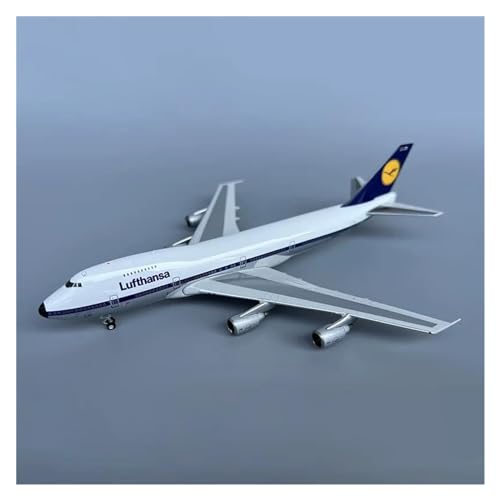 Aerobatic Flugzeug Für Lufthansa B747 747-200 D-ABZD Flugzeug Modell Spielzeug Erwachsene Fans Sammeln Souvenir Diecast Legierung Maßstab 1/400 von HUANTY