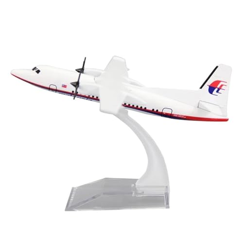 Aerobatic Flugzeug Für Malaysia Airlines FK50 Flugzeug Modell Legierung Diecast Spielzeug Flugzeuge Flugzeug Sammeln Spielzeug Souvenir 15CM von HUANTY